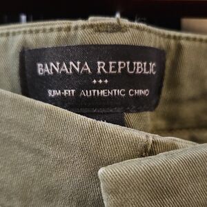 Banana Republic Khaki Slim-Fit Chinos